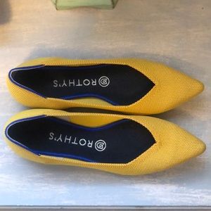 Rothy’s flat pointed shoes